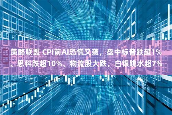 策略联盟 CPI前AI恐慌又袭，盘中标普跌超1%、思科跌超10%、物流股大跌，白银跳水超7%